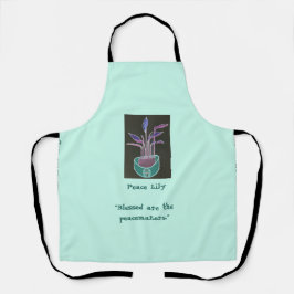 Delantal Peace Lily