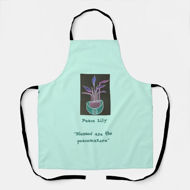 Delantal Peace Lily (Anverso)