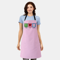 Peace Love Cupcakes Bonito Pink Baker