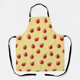 Delantal Peachify Manzanas Gingham