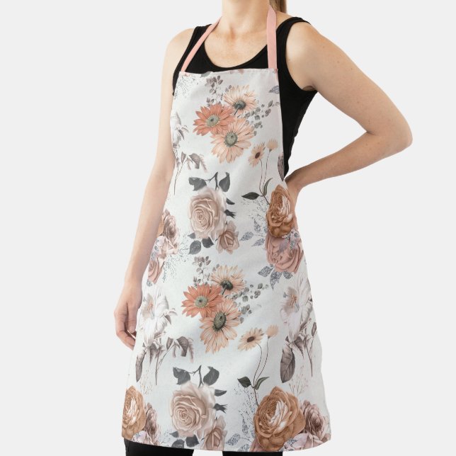 Delantal Peachy Floral Series Design 10 (in situ)