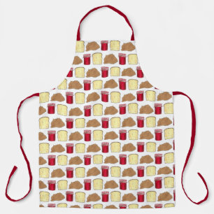 Delantal Peanut Butter Jelly Time PB&J Sandwich Bread Jam