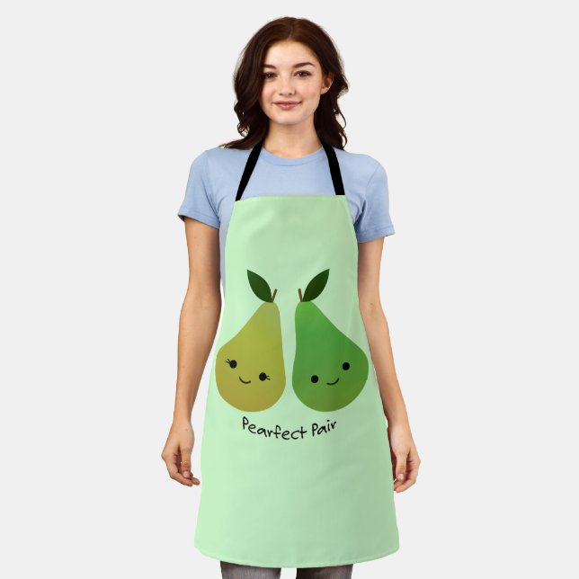 Delantal Pearfect Pear Kawaii Pears (Gastado)