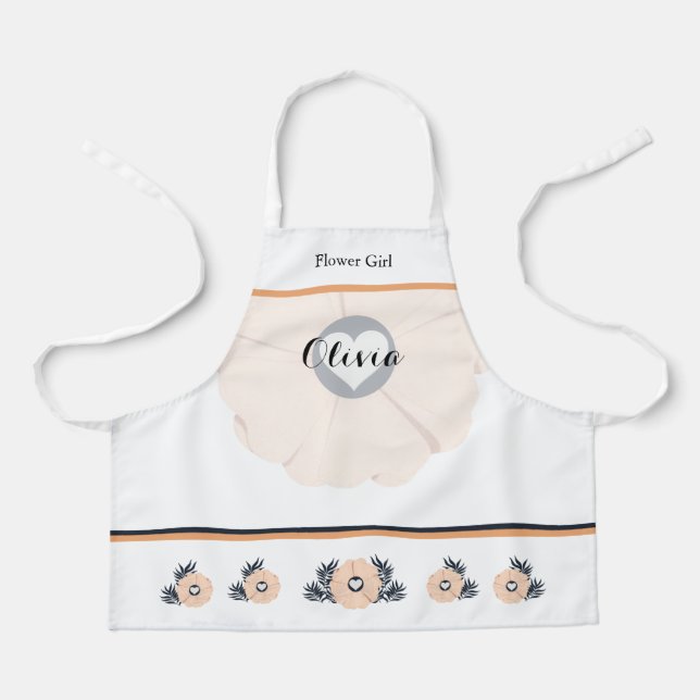 Delantal Pearl Black Watusi Tacao Boda Apron (Anverso)