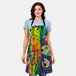 Delantal Peces de Pecera Apron