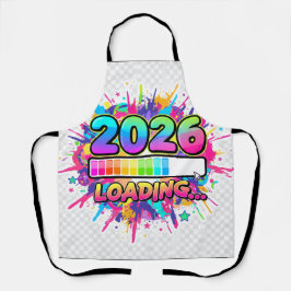 Delantal Pegatina de barra de progreso 2026 cargando...