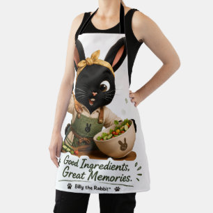 Delantal Pegatina de conejo de Buenos Ingredientes, Grandes