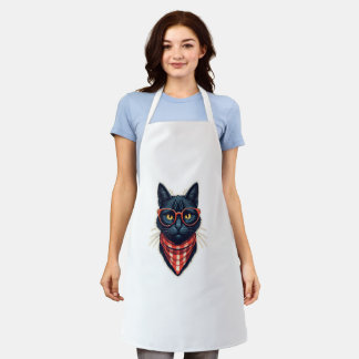 Delantal Pegatina de gatos sassy
