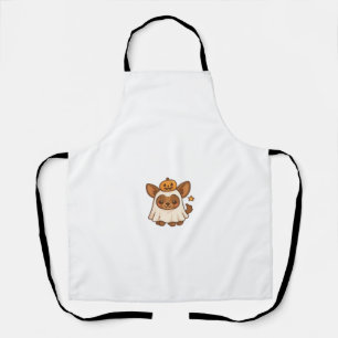Delantal Pegatina de perro Kawaii Halloween � Calabaza Fant