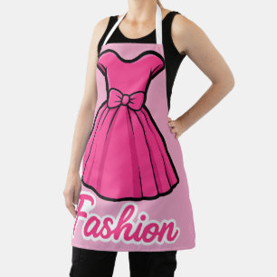 Delantal Pegatina de vestido de moda rosa