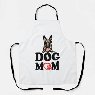 Delantal Pegatinas de Pastor Alemán - Mamá de Perro Pastor 