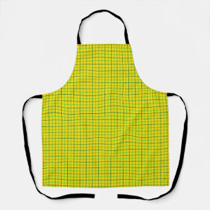 Delantal Peggy Ann All Over Gold Plaid St Patrick's Apron