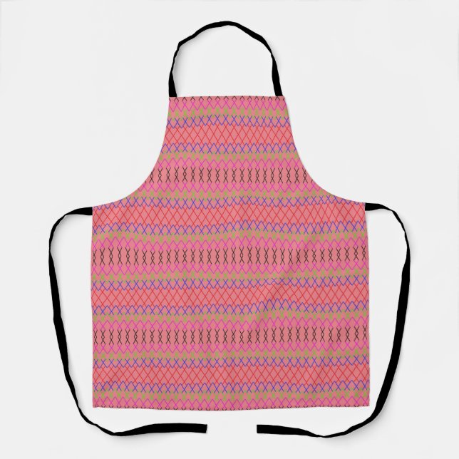 Delantal Peggy Ann Apron femenino de Pascua - Apron rosa pr (Anverso)