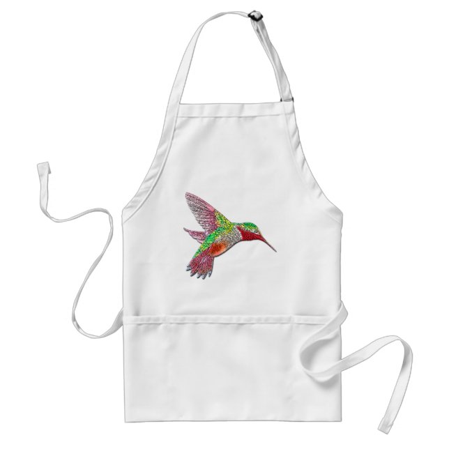 Delantal Peggy Ann Bird Collection-Peggy Hummingbird Apron (Frente)