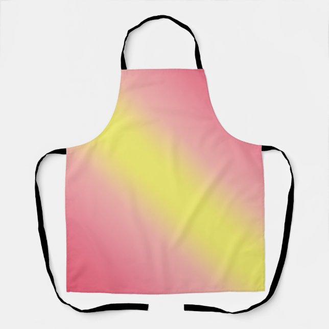 Delantal Peggy Ann Pink and Yellow Kitchen Apron (Anverso)