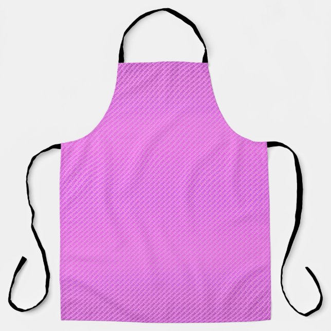 Delantal Peggy Ann Pink Love Apron (Anverso)