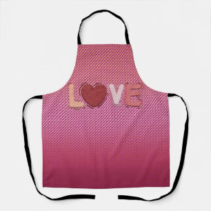 Delantal Peggy Ann Por Todo El Apron De Amor Gradado Rosa