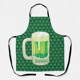 Delantal Peggy Ann por todos lados verde negro St Patrick's