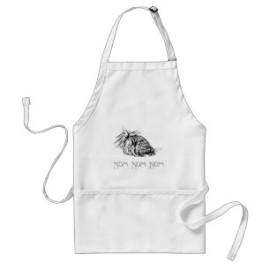 Delantal Pekingese Comedor Ansioso