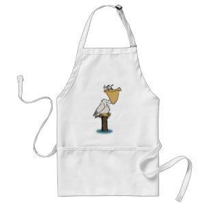 Delantal Pelícano - rescate del pájaro