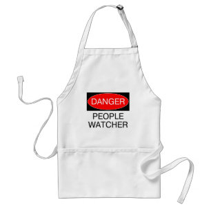 Delantal Peligro - Camiseta Divertida para Observador de Pe