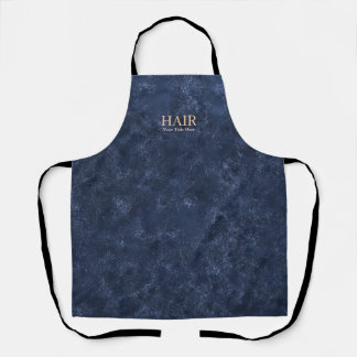 Delantal Peluquero Personalizable Moderno Medianoche