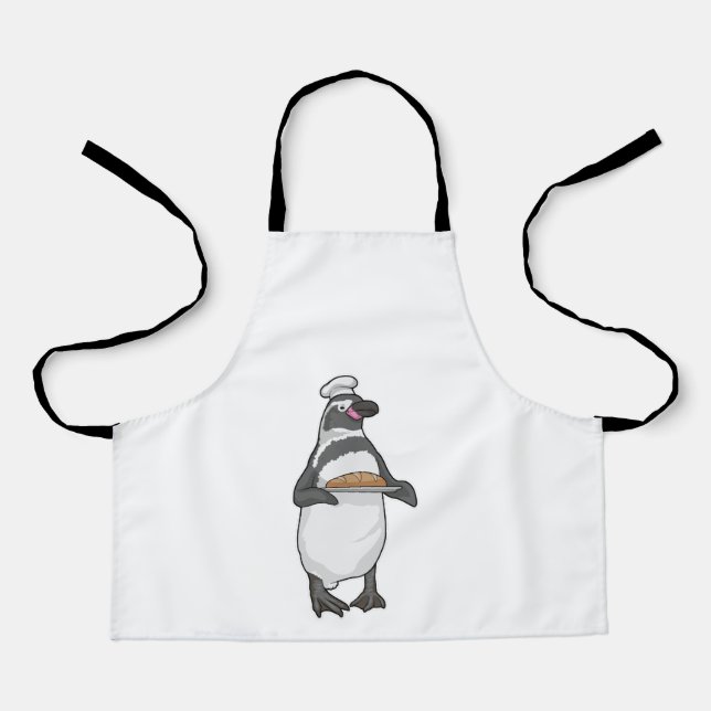 Delantal Penguin Baker Bread (Anverso)
