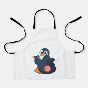 Delantal Penguin Darts Dart Dartboard