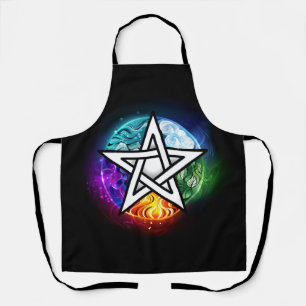 Delantal Pentagrama de Wiccan