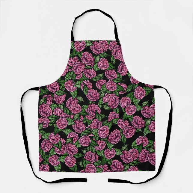 Delantal Peonía Rosa                                        (Anverso)