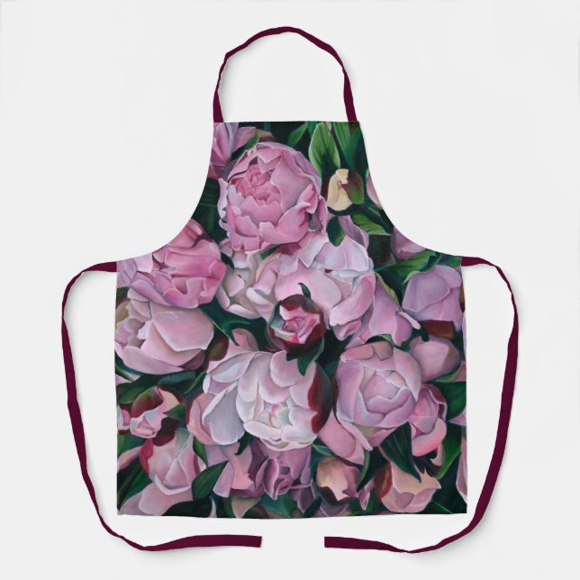 Delantal Peonies Apron (Anverso)