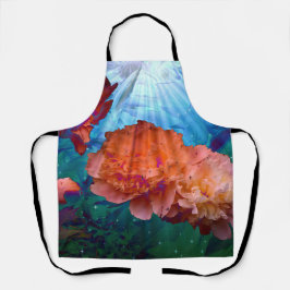 Delantal Peonies Bajo El Agua