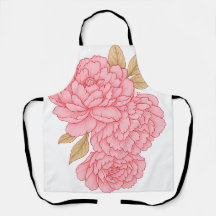 Peonies Elegantes - Ilustracion floral rosa suave