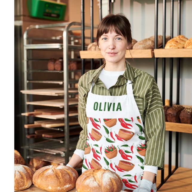 Delantal Pepper Chili Caliente (Subido por el creador)