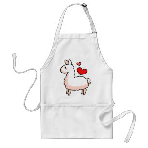 Delantal Pequeña llama