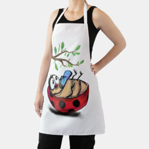 Delantal Pequeña parábola con teléfono Apron Gift Diversión