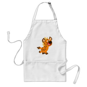 Delantal Pequeña Personalizado linda Hyena Apron
