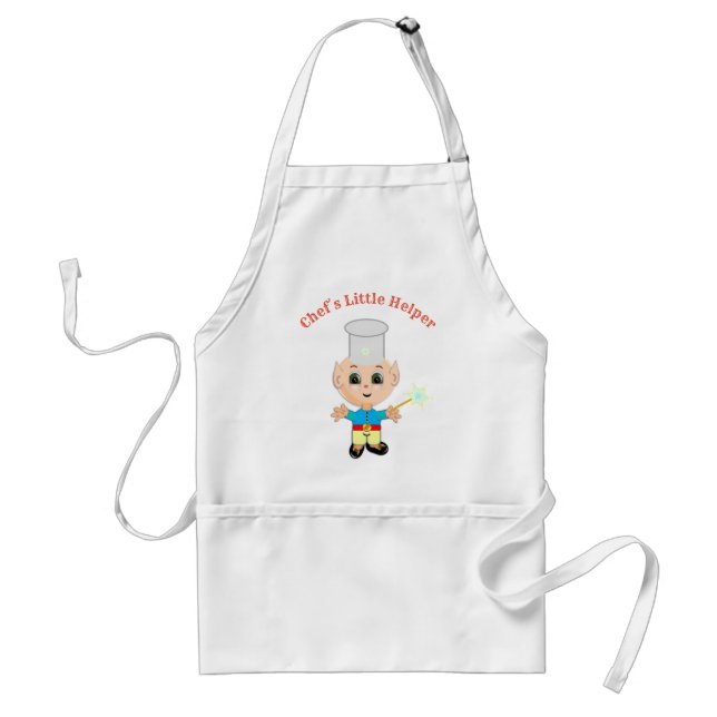 Delantal Pequeño ayudante del chef (Frente)