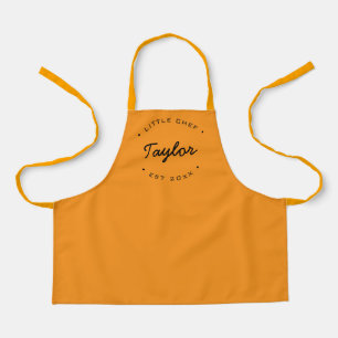 Delantal PEQUEÑO CHEF Nombre personalizado año