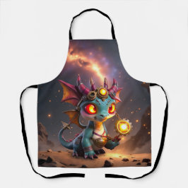 Delantal Pequeño Dragón, Gran Energía – El Ember Clockling