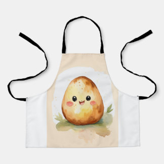 Delantal Pequeño Encanto Spud: Apron icono de la papa bebé