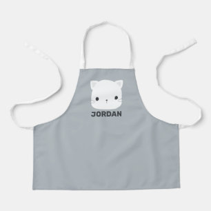 Delantal Pequeño gato con nombre personalizado Apron