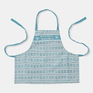 Delantal Pequeño y personalizado pececito de copo de nieve 