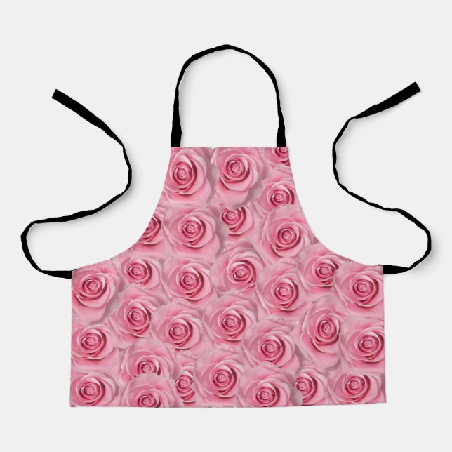 Delantal Pequeños niños con rosas rosas rosas rosas (Anverso)
