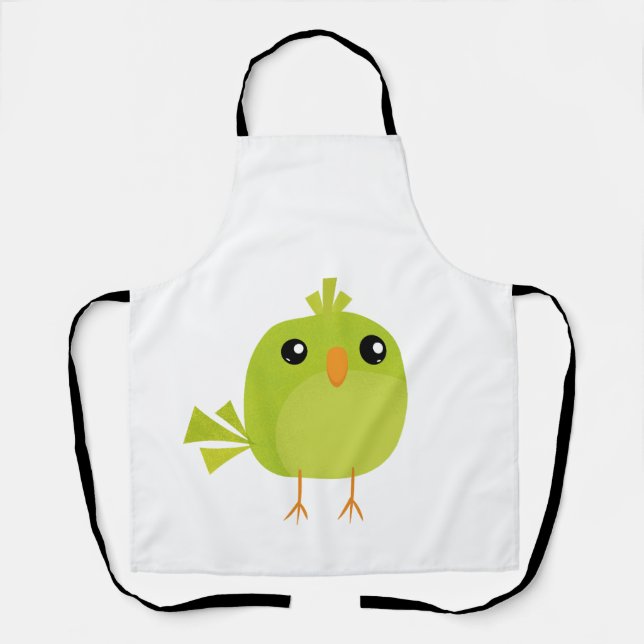 Delantal Pequeños pájaros (Anverso)