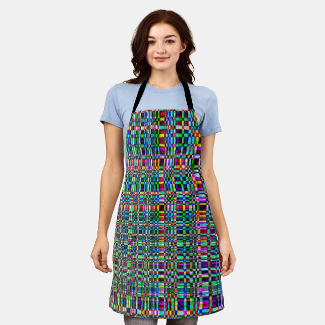 Delantal Perdida en Dazzle Tartán Plaid, Seamless, Pattern (Gastado)