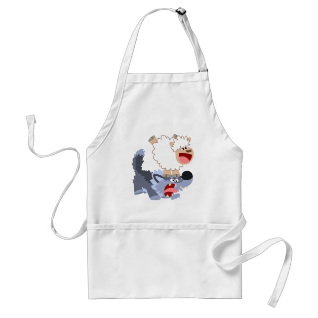 Delantal Perejil Personalizado y Wolf Apron (Frente)