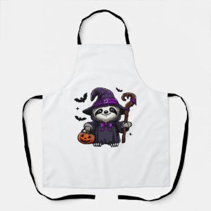 Delantal Perezoso de Halloween espantoso Sombrero de Bruja
