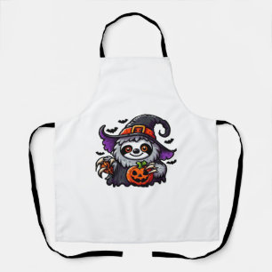 Delantal Perezoso de Halloween espeluznante Sombrero de Bru
