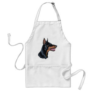 Delantal Perfil del Doberman Pinscher
